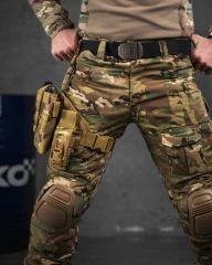 Такдра стегна для пістолета Tactic універсальна кобура на пояс з кишенею під магазин МТК ВТ7584